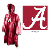 Alabama Crimson Tide Rain Poncho - Team Fan Cave