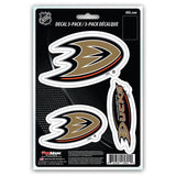 Anaheim Ducks Decal Die Cut Team 3 Pack - Team Fan Cave