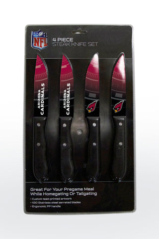 Arizona Cardinals Knife Set - Steak - 4 Pack - Team Fan Cave