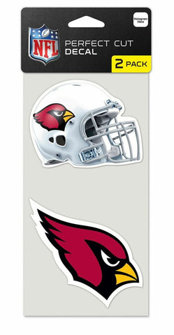 Arizona Cardinals Set of 2 Die Cut Decals - Special Order - Team Fan Cave