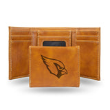 Arizona Cardinals Wallet Trifold Laser Engraved