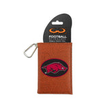 Arkansas Razorbacks Classic Football ID Holder - Team Fan Cave