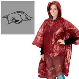 Arkansas Razorbacks Rain Poncho - Team Fan Cave