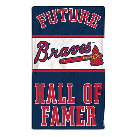 Atlanta Braves Baby Burp Cloth 10x17 Special Order