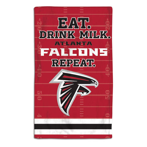 Atlanta Falcons Baby Burp Cloth 10x17 - Team Fan Cave