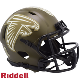 Atlanta Falcons Helmet Riddell Replica Mini Speed Style Salute To Service-0