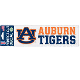 Auburn Tigers Decal 3x10 Perfect Cut Wordmark Color-0