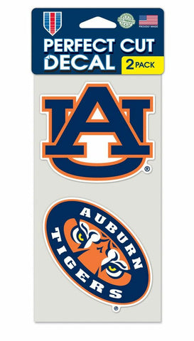 Auburn Tigers Set of 2 Die Cut Decals