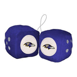 Baltimore Ravens Fuzzy Dice