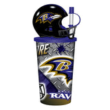 Baltimore Ravens Helmet Cup 32oz Plastic with Straw