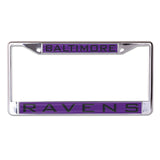 Baltimore Ravens License Plate Frame - Inlaid - Special Order