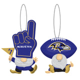 Baltimore Ravens Ornament Gnome Fan 2 Pack-0