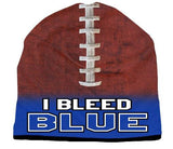 Beanie I Bleed Style Sublimated Football Royal Blue Design - Team Fan Cave