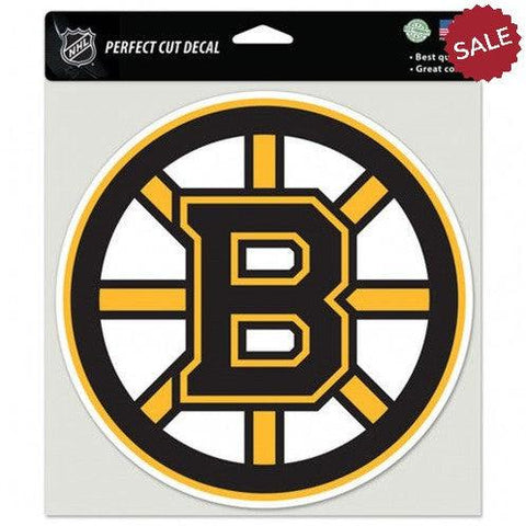 Boston Bruins Decal 8x8 Die Cut Color