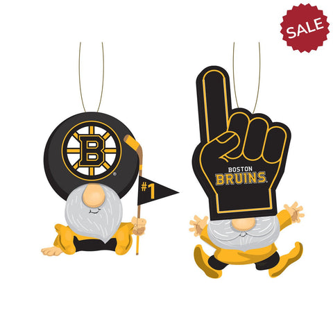 Boston Bruins Ornament Gnome Fan 2 Pack-0