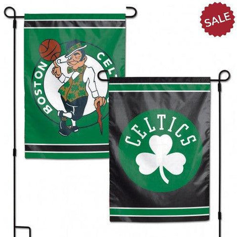 Boston Celtics Flag 12x18 Garden Style 2 Sided