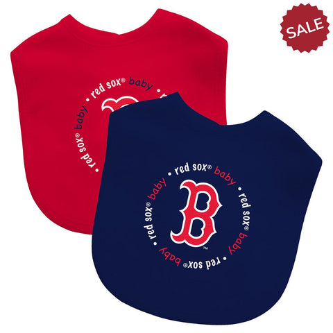 Boston Red Sox Baby Bib 2 Pack-0