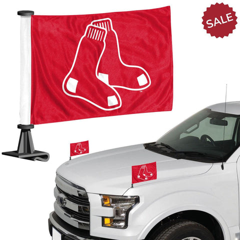 Boston Red Sox Flag Set 2 Piece Ambassador Style - Team Fan Cave