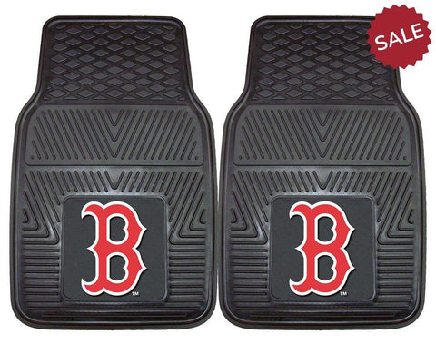 Boston Red Sox Heavy Duty 2-Piece Vinyl Car Mats - Team Fan Cave