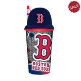 Boston Red Sox Helmet Cup 32oz Plastic with Straw-0