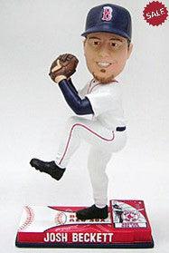 Boston Red Sox Josh Beckett Forever Collectibles On Field Bobblehead - Team Fan Cave