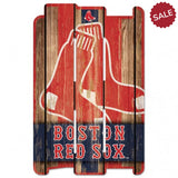 Boston Red Sox Sign 11x17 Wood Fence Style-0