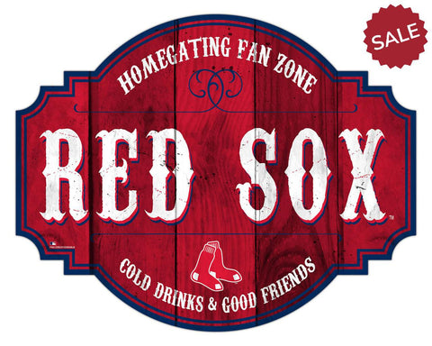 Boston Red Sox Sign Wood 12 Inch Homegating Tavern