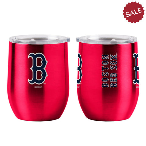 Boston Red Sox Travel Tumbler 16oz Stainless Steel Curved-0