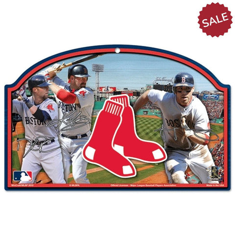 Boston Red Sox Wood Sign - Players Design - Team Fan Cave