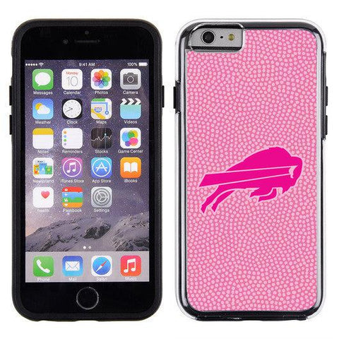 Buffalo Bills Phone Case Pink Football Pebble Grain Feel iPhone 6 - Team Fan Cave