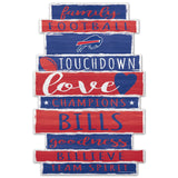 Buffalo Bills Sign 11x17 Wood Family Word Design-0