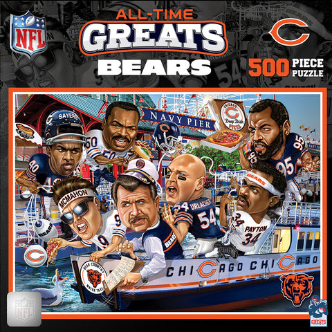 Chicago Bears Puzzle 500 Piece All-Time Greats-0