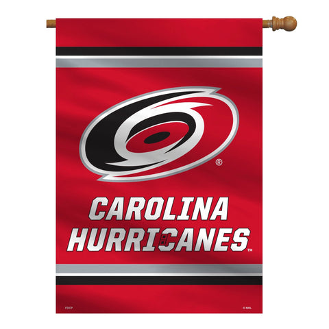 Carolina Hurricanes Banner 28x40 House Flag Style 2 Sided - Team Fan Cave