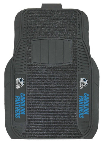 Carolina Panthers Car Mats Deluxe Set - Special Order