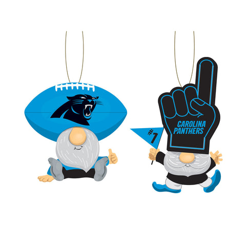 Carolina Panthers Ornament Gnome Fan 2 Pack-0