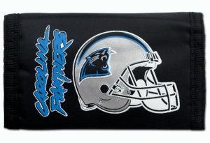 Carolina Panthers Wallet Nylon Trifold - Team Fan Cave