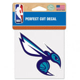 Charlotte Hornets Decal 4x4 Perfect Cut Color - Special Order-0