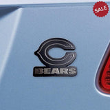 Chicago Bears Auto Emblem Premium Metal Chrome