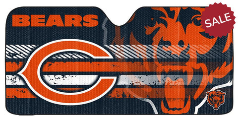 Chicago Bears Auto Sun Shade - 59"x27"-0