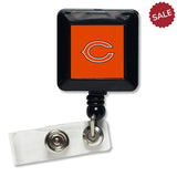 Chicago Bears Badge Holder Retractable Square-0