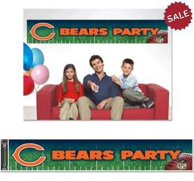 Chicago Bears Banner 12x65 Party Style - Team Fan Cave