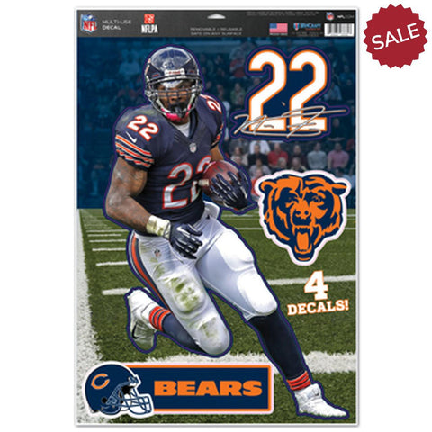 Chicago Bears Decal 11x17 Multi Use Matt Forte Design CO