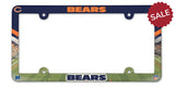 Chicago Bears License Plate Frame Plastic Full Color Style-0