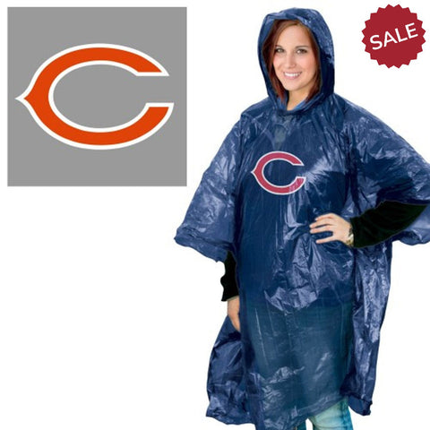 Chicago Bears Rain Poncho-0