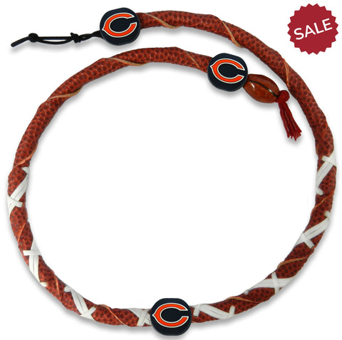 Chicago Bears Spiral Football Necklace - Team Fan Cave