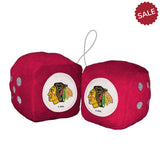 Chicago Blackhawks Fuzzy Dice-0