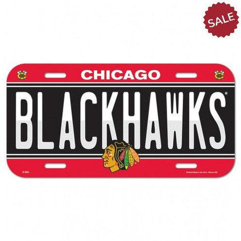 Chicago Blackhawks License Plate