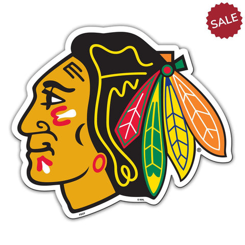 Chicago Blackhawks Magnet Car Style 8 Inch CO - Team Fan Cave