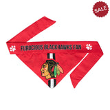 Chicago Blackhawks Pet Bandanna Size XS - Special Order - Team Fan Cave