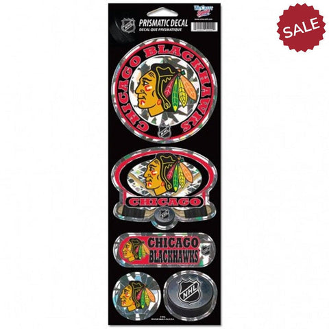 Chicago Blackhawks Stickers Prismatic